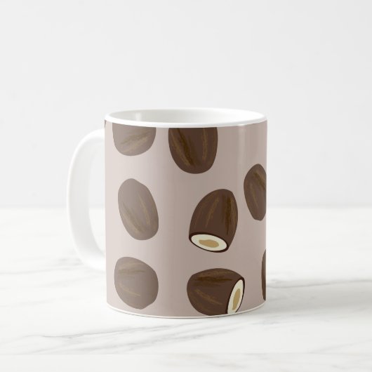 Mug Motif à la noix de coco (Devant gauche)