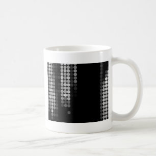Mug Motif à points Nuances de gris