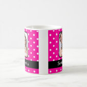 Mug Motif à pois rose chaud (Centre)