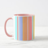 Mug Motif à rayures pastel (Gauche)