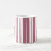 Mug Motif à rayures verticales blanches et roses (Centre)
