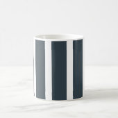Mug Motif à rayures verticales bleu marine blanc (Centre)