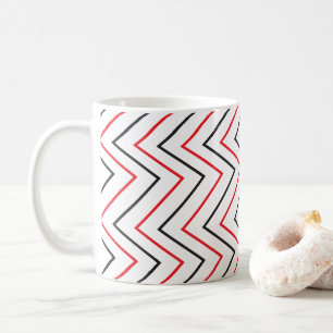 Mug Motif à rayures verticales Chevron