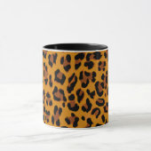 Mug Motif à taches d'impression léopard (Centre)