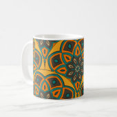 Mug motif Abstrait à l'échelle de mandala sans soudure (Devant gauche)