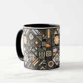 Mug motif Abstrait aux formes géométriques (Devant gauche)
