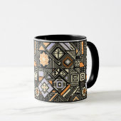Mug motif Abstrait aux formes géométriques (Devant droit)