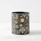 Mug Motif abstrait avec des formes géométriques (Centre)