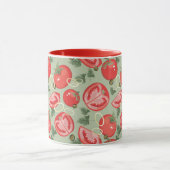 Mug Motif abstrait avec la tomate (Centre)
