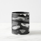 Mug Motif Abstrait Black White (Centre)