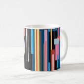 Mug Motif Abstrait Bright Stripe (Devant droit)