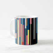 Mug Motif Abstrait Bright Stripe (Devant gauche)
