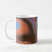 Mug motif abstrait brun (Gauche)