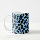 Mug Motif Abstrait Camo noir bleu (Gauche)