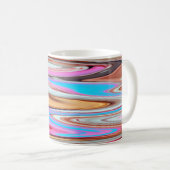 Mug Motif abstrait coloré (Devant droit)