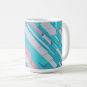 Mug Motif Abstrait coloré (Devant droit)
