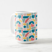Mug Motif Abstrait coloré (Devant gauche)