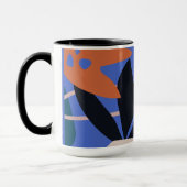 Mug Motif abstrait coloré (Gauche)