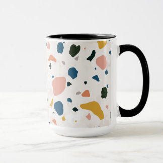 Mug Motif Abstrait Coloré Moderne
