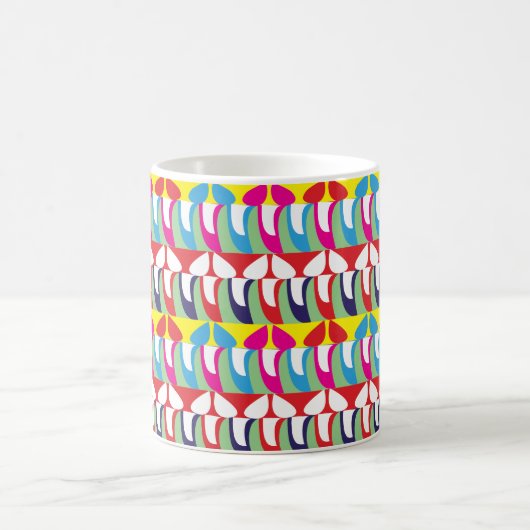 Mug Motif Abstrait coloré moderne (Centre)