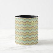 Mug motif abstrait coloré, vagues (Centre)
