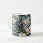 Mug Motif Abstrait créatif transparent avec p tropical (Devant gauche)