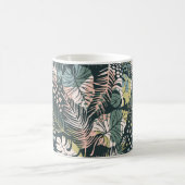 Mug Motif Abstrait créatif transparent avec p tropical (Centre)