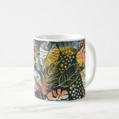 Mug Motif Abstrait créatif transparent avec p tropical (Devant droit)