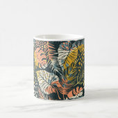 Mug Motif Abstrait créatif transparent avec p tropical (Centre)