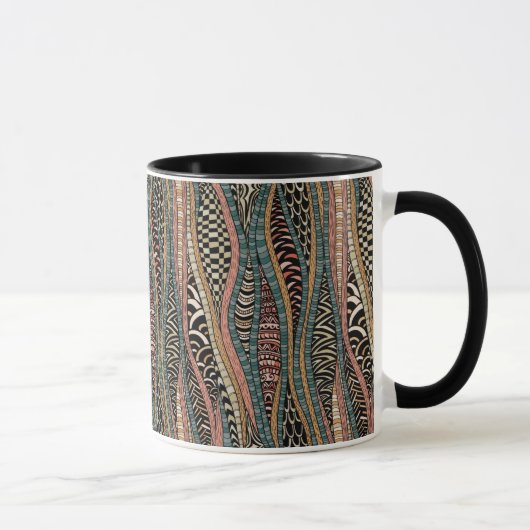 Mug Motif abstrait dans le style ethnique (Droite)