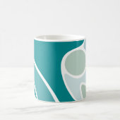 Mug motif Abstrait dans les tons bleus (Centre)