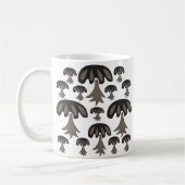 Mug Motif Abstrait de Champignon (Gauche)