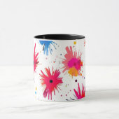 Mug Motif Abstrait de la flambée (Centre)