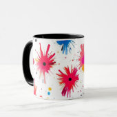 Mug Motif Abstrait de la flambée (Devant gauche)