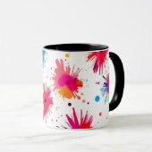 Mug Motif Abstrait de la flambée (Devant droit)