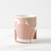 Mug Motif Abstrait de ton terrestre (Centre)