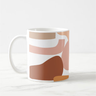Mug Motif Abstrait de ton terrestre