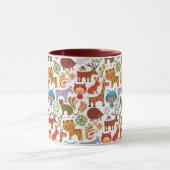 Mug Motif abstrait d'enfant et d'animaux (Centre)