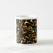 Mug Motif Abstrait Doré en Tourbillon (Centre)