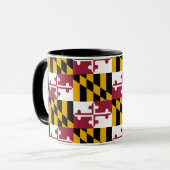 Mug Motif Abstrait du Maryland (Devant gauche)