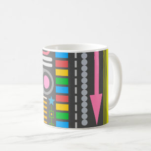 Mug Motif Abstrait du Panneau de configuration de la t