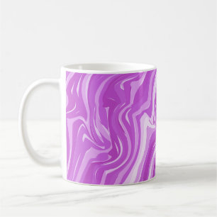 Mug Motif Abstrait en marbre rose