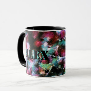 Mug Motif abstrait et coloré, lumineux, élégant