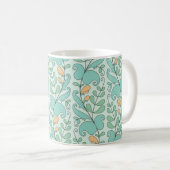 Mug Motif Abstrait fleuri sans soudure (Devant droit)