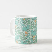 Mug Motif Abstrait fleuri sans soudure (Devant gauche)