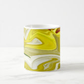 Mug Motif abstrait jaune (Centre)