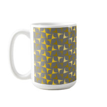 motif Abstrait jaune et gris