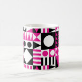 Mug Motif abstrait moderne du milieu du siècle. (Centre)