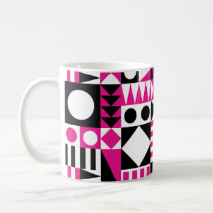 Mug Motif abstrait moderne du milieu du siècle.