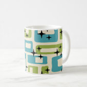 Mug Motif Abstrait moderne du milieu du siècle (Devant droit)